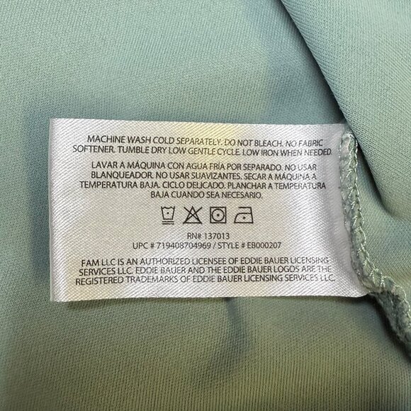 Eddie Bauer Women’s Graphic Performance T-Shirt Green Size Medium EUC - Picture 5 of 10